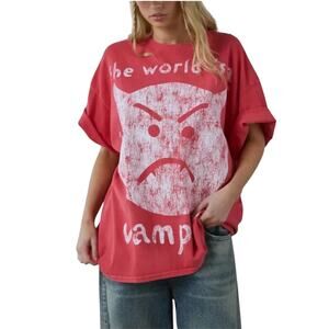 UO Smashing Pumpkins Oversized The World Is A Vampire Graphic Tee Women’s S/M